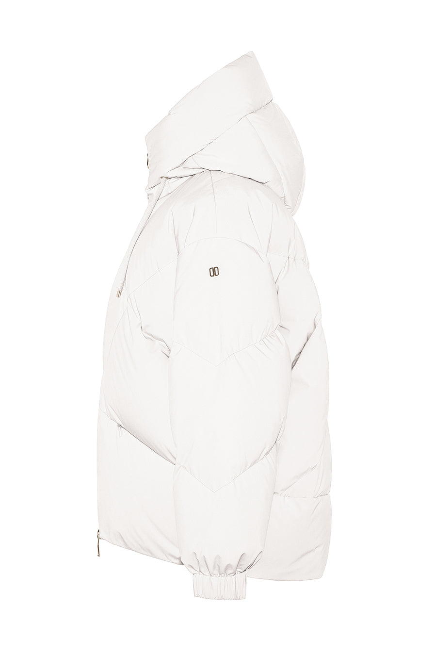 PEGGIE-OVERSIZE SHORT DOWN JACKET IN MICROFIBER FABRIC|DUNO